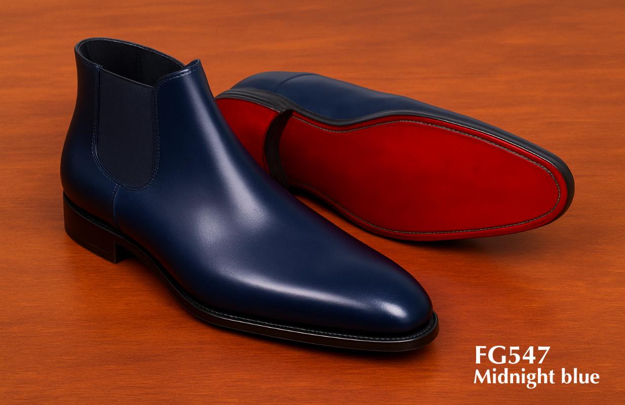 Zapatos Chelsea azul medianoche FG547